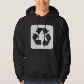 Recyclage - wit hoodie (Voorkant)