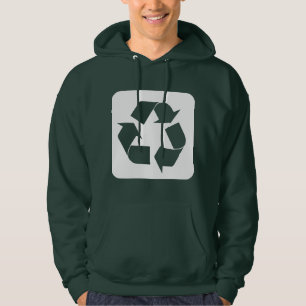 Recyclage - wit hoodie
