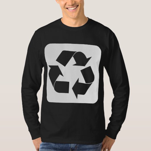 Recyclage - wit t-shirt (Voorkant)