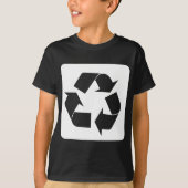 Recyclage - wit t-shirt (Voorkant)
