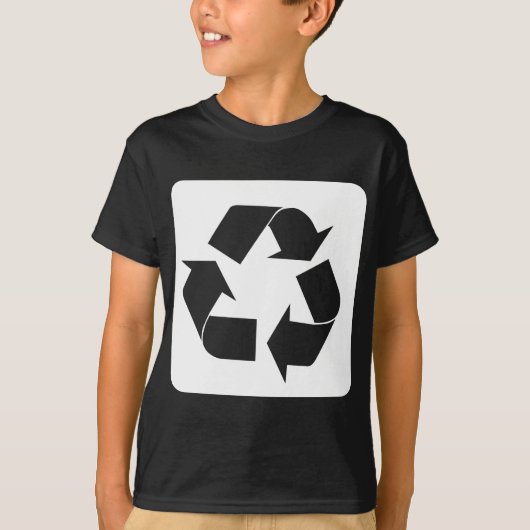 Recyclage - wit t-shirt (Voorkant)