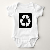 Recyclage - zwart romper (Voorkant)