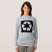 Recyclage - zwart t-shirt (Voorkant volledig)