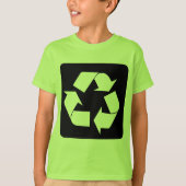 Recyclage - zwart t-shirt (Voorkant)