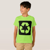 Recyclage - zwart t-shirt (Voorkant volledig)