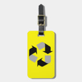 Recycle Bagagelabel (Voorkant verticaal)