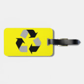 Recycle Bagagelabel (Achterkant horizontaal)