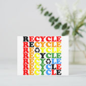 Recycle Briefkaart (Staand voorkant)