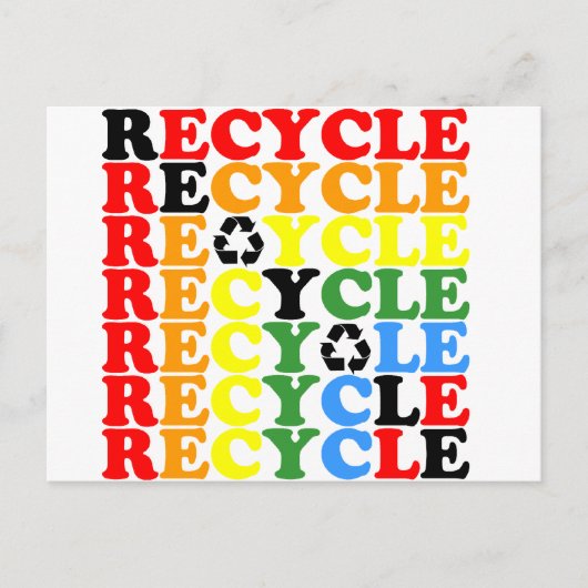 Recycle Briefkaart (Voorkant)