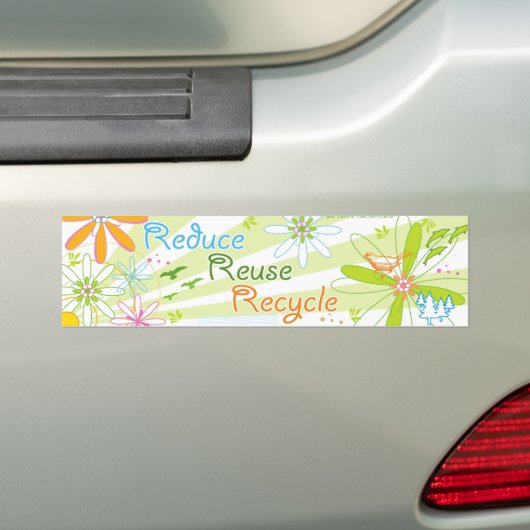Recycle BUMPERSTICKER (Op auto)