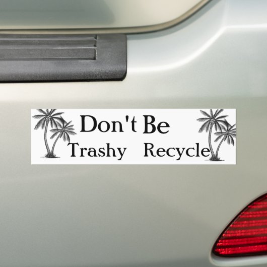 Recycle Bumpersticker (Op auto)