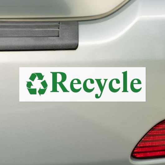 Recycle Bumpersticker (Op auto)