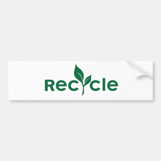 Recycle Bumpersticker (Voorkant)