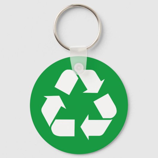 Recycle - Earth Day Sleutelhanger (Voorkant)
