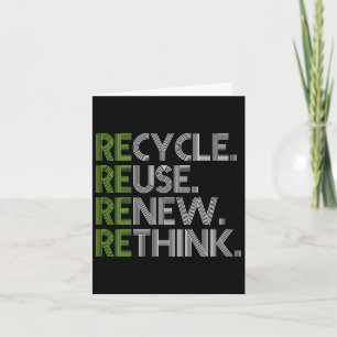 Recycle Hergebruik Vernieuwen Heroverwegen Crisis  Kaart