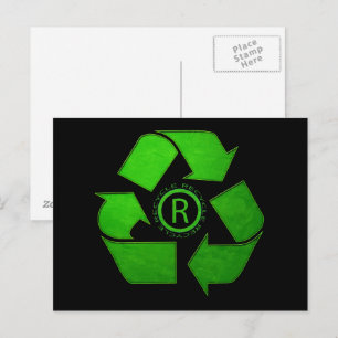 Recycle Logo by Shirley Taylor Briefkaart