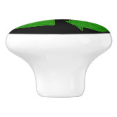 Recycle Logo by Shirley Taylor Keramische Knop (Zijkant)