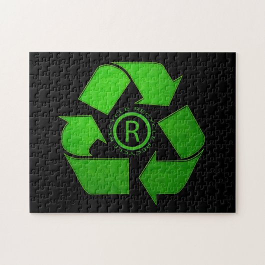 Recycle Logo by Shirley Taylor Legpuzzel (Horizontaal)