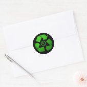 Recycle Logo by Shirley Taylor Ronde Sticker (Envelop)