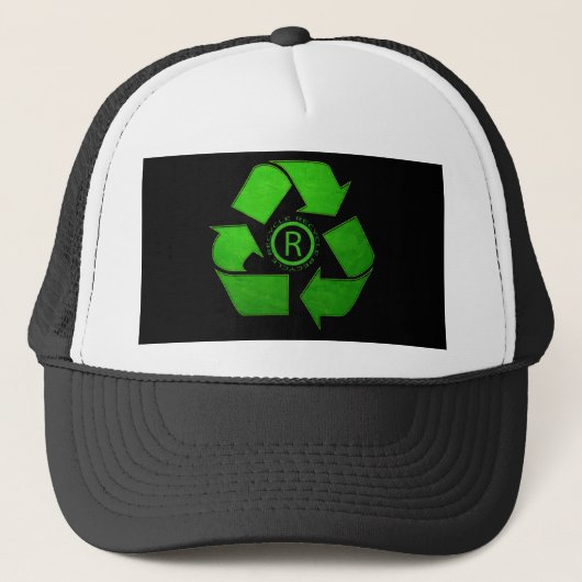 Recycle Logo by Shirley Taylor Trucker Pet (Voorkant)