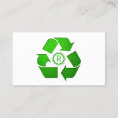 Recycle Logo by Shirley Taylor Visitekaartje (Achterkant)