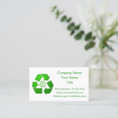 Recycle Logo by Shirley Taylor Visitekaartje (Staand voorkant)