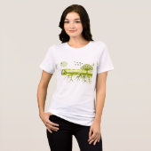 Recycle - Maatwerk Tri-Blend Shirt (Voorkant volledig)