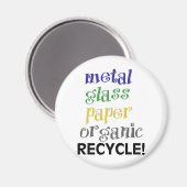 Recycle! Materialenlijst! Magneet (Voorkant / Achterkant)