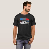 Recycle police planet earth trash save t-shirt (Voorkant volledig)