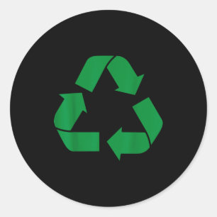 Recycle Recycling Ronde Sticker