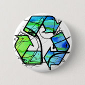 Recycle Ronde Button 5,7 Cm (Voorkant)