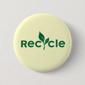 Recycle Ronde Button 5,7 Cm (Voorkant)