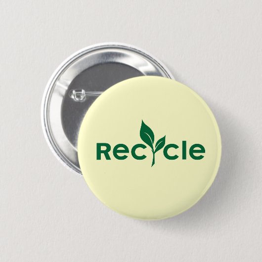 Recycle Ronde Button 5,7 Cm (Voorkant /achterkant)