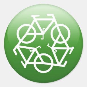 RECYCLE RONDE STICKER