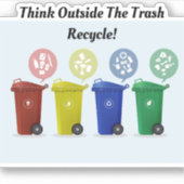 Recycle Sticker (Voorkant)