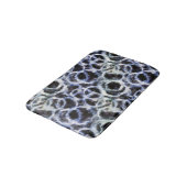 recycled indigo shibori : badmat (Gekanteld)