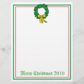 Recycled kerstpapier - Wadevormig ontwerp (Voorkant)