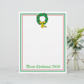 Recycled kerstpapier - Wadevormig ontwerp (Staand voorkant)