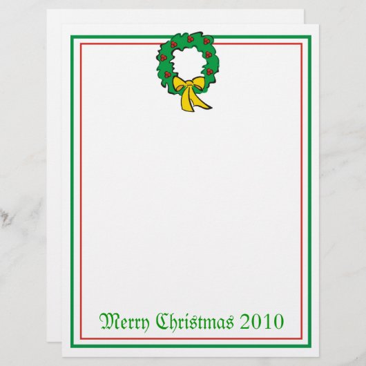 Recycled kerstpapier - Wadevormig ontwerp (Voorkant / Achterkant)