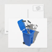 RecycledCrutches082010 Briefkaart (Voorkant / Achterkant)