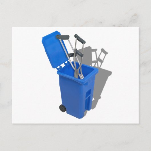 RecycledCrutches082010 Briefkaart (Voorkant)