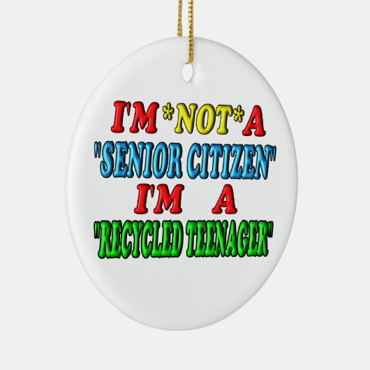 Recyclede tiener keramisch ornament (Rechts)