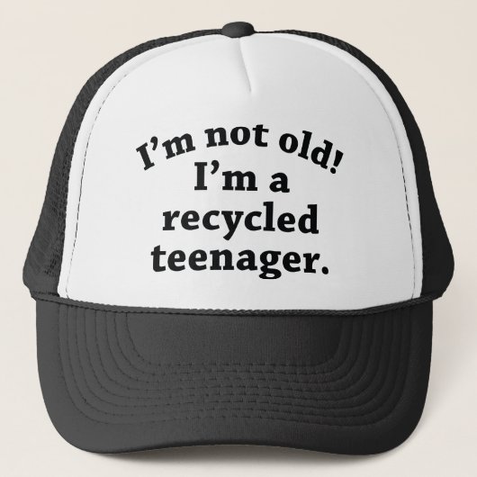 Recyclede tiener trucker pet (Voorkant)