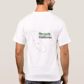 Recycleer Californië T-shirt (Achterkant)