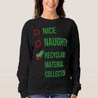 Recycleerbare materiaalcollector Funny Pajama Chri