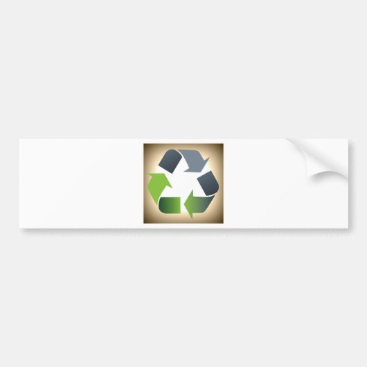 Recyclen #1 bumpersticker (Voorkant)