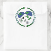 Recyclen Aarde stickers (Tas)