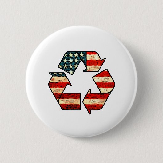 Recyclen Amerikaanse Button (Voorkant)