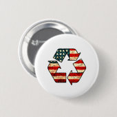 Recyclen Amerikaanse Button (Voorkant /achterkant)