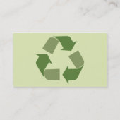 Recyclen - Bedrijven Visitekaartje (Achterkant)